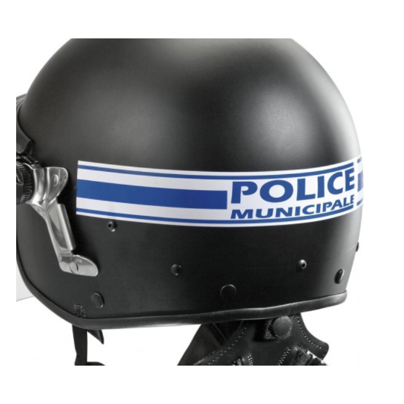 Décor casque Police Municipale MSA Gallet