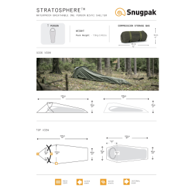 Tente STRATOSPHERE Snugpak Vert Olive