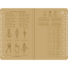 Modestone NOTEPAD Military Tan 96 x 148mm - Tan