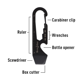 Porte-clés Nite Ize Doohickey® Multi-usages