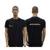 Tee Shirt MC Coton Imprimé GENDARMERIE Noir