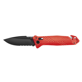 Couteau CAC Mixte - 4 fonctions - Rouge