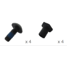 Vis et Inserts pour casques série TC500 et TC800