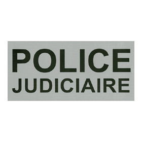 Bandeau Police Judiciaire Rétro-réfléchissant 