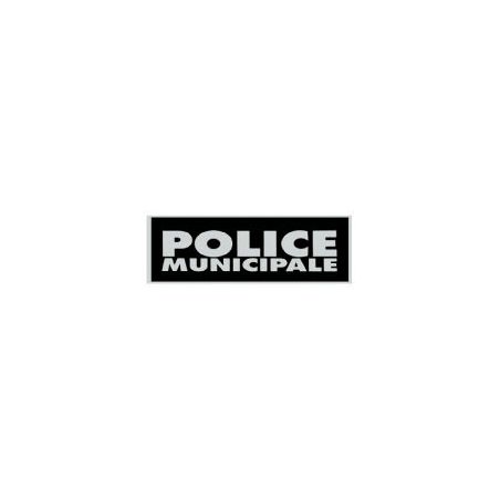 Bandeau POLICE MUNICIPALE Rétro-réfléchissant 